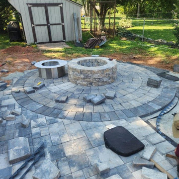 Bridgewater NJ Residential Patio and Fire Pit Design, Build, and Install