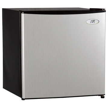 1.7 Cu. Ft. Stainless Refrigerator