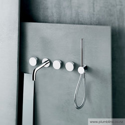 Fukasawa Wall Mount Bath/Shower Set - Bathtub and Shower Tap Sets
