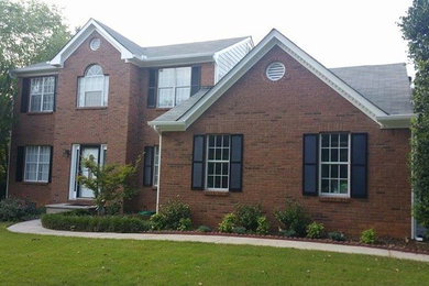 Example of a classic exterior home design in Atlanta