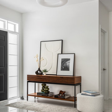 Contemporary Entryway Design | Unionville Townhouse