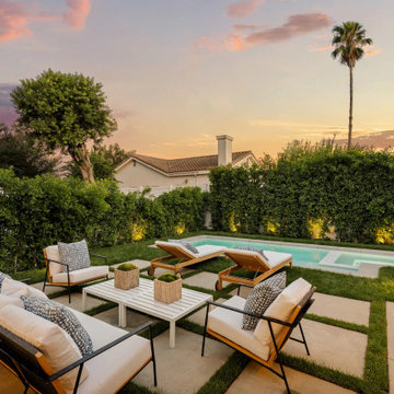 Luxury Modern Pool and Patio Design with High-End Architectural Finishes