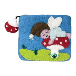 Wild Woolies (P) - Felt Coin Purse, Sleeping Sprite, Wild Woolies - Products