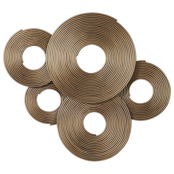 Uttermost Ahmet Gold Rings Wall Decor by Jim Parsons