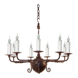CH-194 Hand Forged Iron Chandelier Designs - Chandeliers