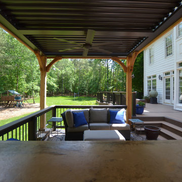 Raleigh Family Increase Function with Deck Renovation & Porch Roof Addition