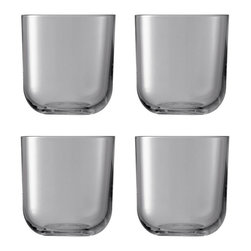 LSA Centro Tumbler - Slate - Set of 4 - Glasses
