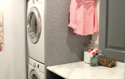 See an Amazing $400 Laundry Room Remodel for a Family of 8