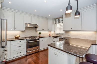 Arts and crafts kitchen photo in Toronto