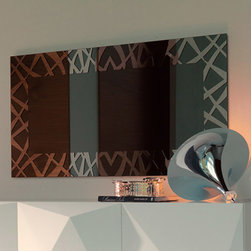 Kenya Rectangular Wall Mirror by Cattelan Italia - $1,400.00 - Wall Mirrors