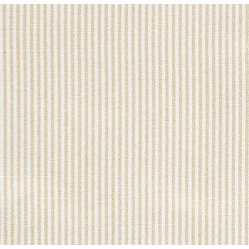 Clarence House Fabric Tan Pin Stripe Silk Taffeta Candy, Standard Cut