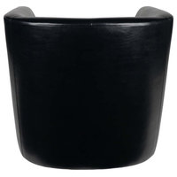 GDF Studio Corley Black Leather Swivel Club Chair