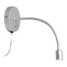 Bassett LED Wall Lamp, Silver