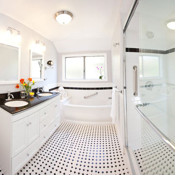 Classic Black & White Bathroom Remodel