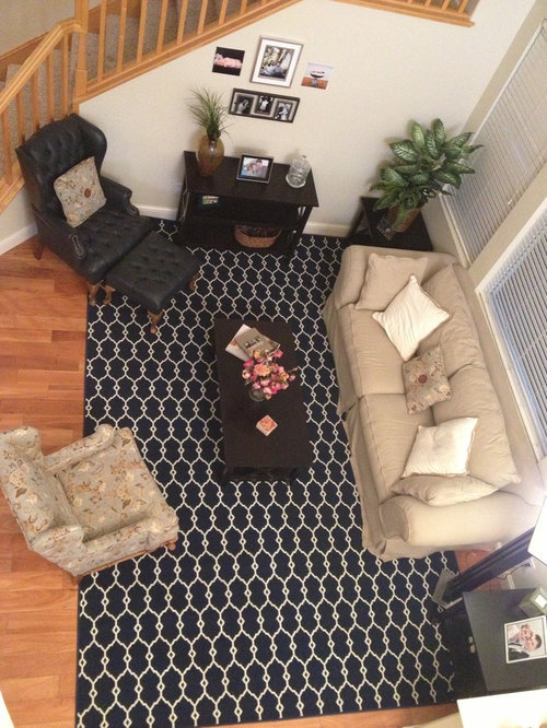 Is my area rug too big for this space?