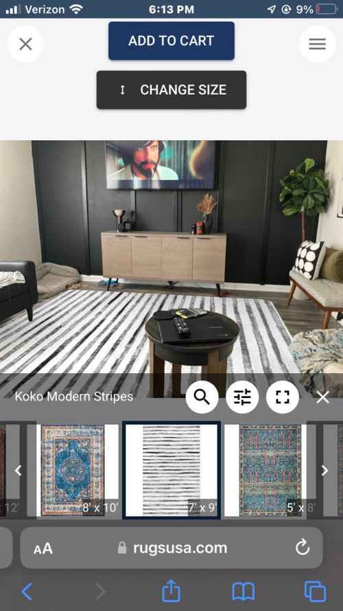 Need help choosing area rug