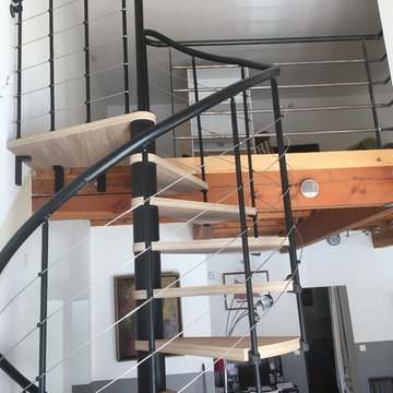 escalier colimaçon après travaux