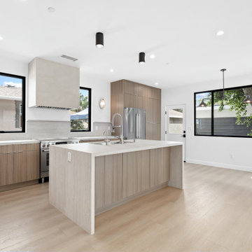 Custom Modern New Construction Home with Mid-Century Rooflines