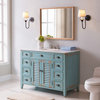 47" Abbeville Distressed Blue Bathroom Vanity