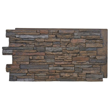 Faux Stone Wall Panel - ALPINE, Sedona, 24in X 48in Wall Panel