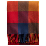 Pendleton - Pendleton Eco Wise Fringed Copper Red Throw - Machine-washable wool throw blankets, woven of colorfast wool that won't shrink or pill. Crafted with naturally renewable wool, these easy-care throws leave the smallest possible impact on our earth. A thoughtful wedding or housewarming gift.