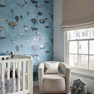 Inspiration for a classic nursery in London.