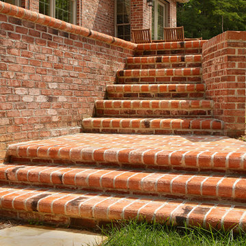 Old Georgian Tudor Brick & Cumberland Savannah Stone Home - Tennessee