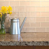 Country Cottage 3"x6" Glass Subway Tiles, 10 Square Feet