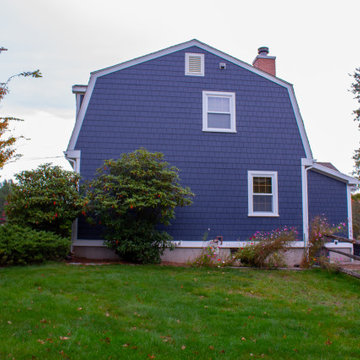 James Hardie Deep Ocean Blue Siding in North Haven, CT