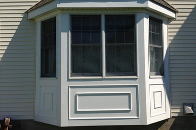 Inspiration for a timeless exterior home remodel in New York