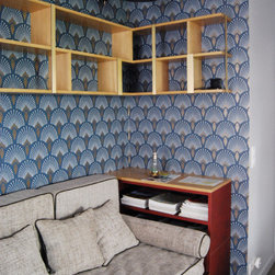 S&eacute;verine - une biblioth&egrave;que de style art d&eacute;co - 本棚