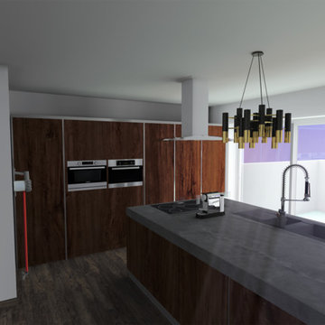 Aménagement d'un appartement sur plan.