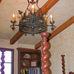 Hand Made Iron Chandelier - Chandeliers