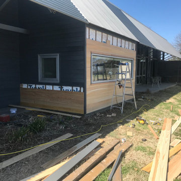 Wood siding job