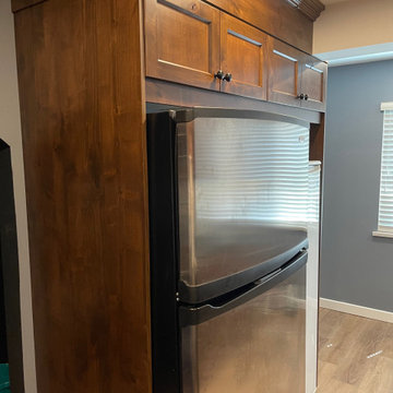 Burnaby Custom Basement Kitchen Solid Wood Renovation