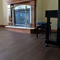 Spiral Staircase in Oiled stained oak - Hardwood Flooring