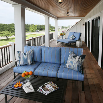 Covered Porch, Family Summer Home, Stone Harbor, NJ