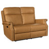 Hooker Furniture SS106-PHZ2 58"W Leather Sofa - Brown