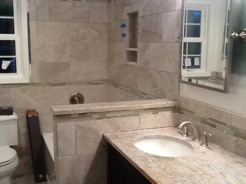 hate our new bathroom reno