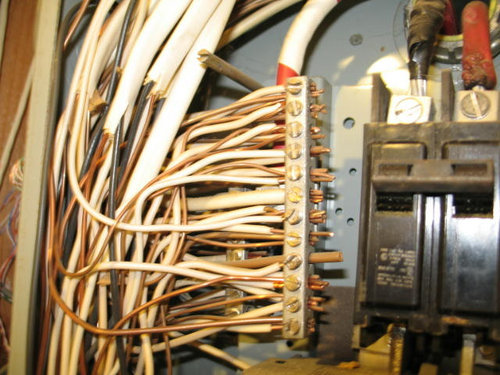 Singing The Sub Panel Blues Singing The Sub Panel Blues, Pigtail Ground Wires In Panel