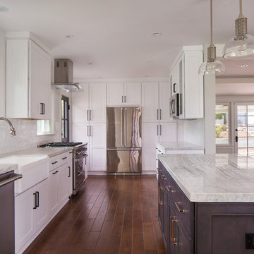 Complete remodeling of a 1920's hillside home in Glendale