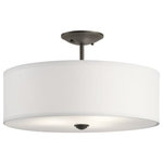 Kichler - Semi Flush 3-Light, Olde Bronze - At Kichler, we've been shedding light on what's important since 1938 by creating dependable, high-quality fixtures. Even as a global brand, we focus on building and strengthening relationships with not only customers and professionals, but with homeowners who choose our products for their homes. We offer more than 3,000 trend-right decorative lighting, landscape lighting and ceiling fan products in innumerable styles to enhance everything you do and show everyone you love in the best possible light.