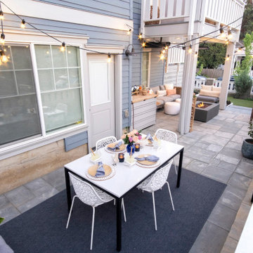 Extended Deck Over Small Privacy Patio