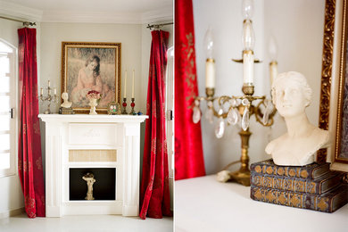Inspiration for an eclectic living room remodel in Boise