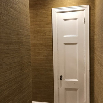 Hallway wallpaper installation Coral Gables, FL
