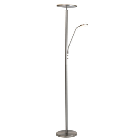 Monet LED Torch Reading Combo Lamp, Brushed Nickel