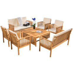 Craftsman Outdoor Lounge Sets by GDFStudio