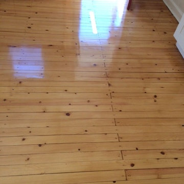 Solid Red Oak & Pine Floors- Sand & Finish: Satin