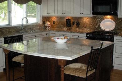 Kitchen photo in Boston