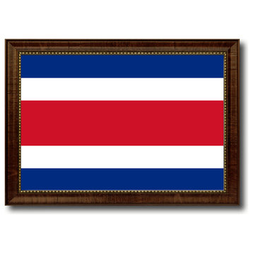 Costa Rica Country Flag Canvas Print, 27"x39"